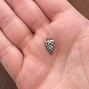 Vintage 925 Sterling Silver Arrowhead Native American Pendant Bracelet Charm